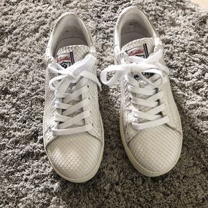 ASH | Cult Embossed Leather Platform Sneakers